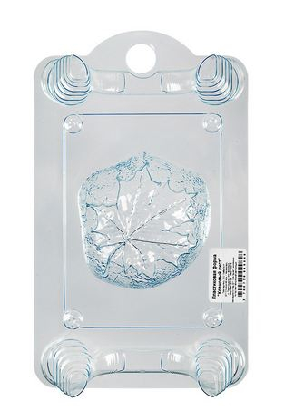 кленовый лист BUBBLE TIME Пластиковая форма для мыла №01 14.8 х 10 см пластик