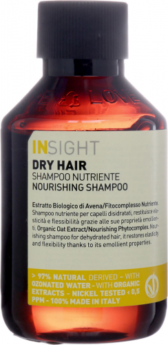 INSIGHT Шампунь для увлажнения и питания сухих волос DRY HAIR (100 мл)