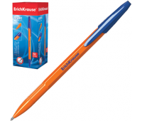 Ручка шариковая синяя, корпус оранжевый ERICH KRAUSE 