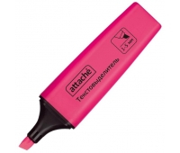 Текстовыделитель Attache Colored, розовый, скошенный наконечник1-5 мм, 629203