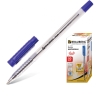 Ручка шариковая синяя BRAUBERG 