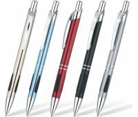 Ручка шариковая бизнес-класса резиновые вставки, 1мм, ассорти, BRAUBERG 
