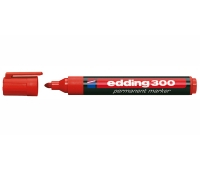 Маркер перманентный красный, круглый наконечник 1,5-3 мм, Edding E-300 35736
