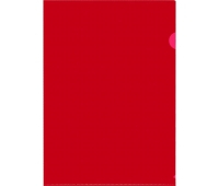 Папка-уголок 180мкм красная, пластик, Attache 627972