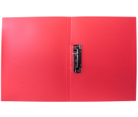 Папка с зажимом OfficeSpace, FC3_312 14мм, 450мкм, красная, 158506
