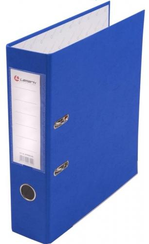 Папка-регистратор 80 мм с арочным механизмом, обложка ПВХ, синие LAMARK AF0600-BL
