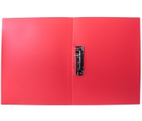 Папка с зажимом OfficeSpace, FC3_312 14мм, 450мкм, красная, 158506
