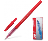 Ручка шариковая красная, толщина письма 0,3 мм, Stabilo Liner 808/40