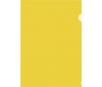 Папка-уголок 180мкм желтая, пластик, Attache 627970