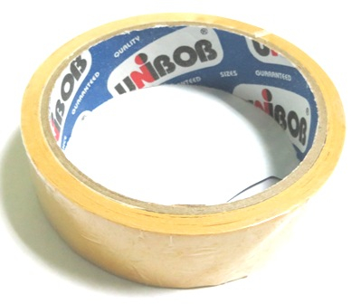 Скотч 25мм*10м двухсторонний, основа полипропилен UNIBOB 600852/221250