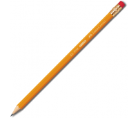 Карандаш чернографитный с ластиком HB, корпус деревянный FABER-CASTELL FC111200, 180379/286148