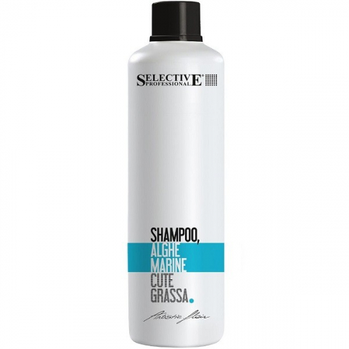 Selective Artistic Flair Шампунь Морские водоросли для жирной кожи головы Alghe Marine Shampoo 1000 мл
