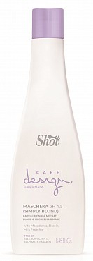 SHOT Маска для осветленных и мелированных волос / Care Design 250 мл
