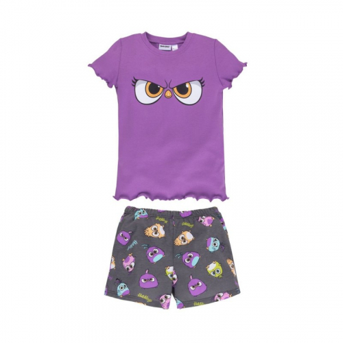 Пижама футболка+шорты 'Angry Birds' для девочки 352АБ-227