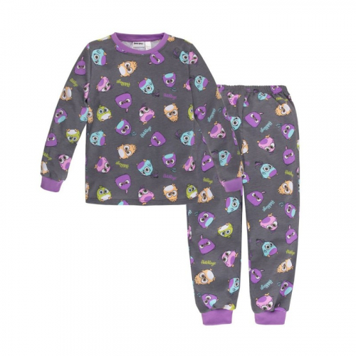 Пижама джемпер+брюки 'Angry Birds' для девочки 356АБ-171-Б