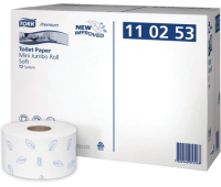 Бумага туалетная TORK Premium 120243/110253, 2-слойная, 170 м, белая с цветным тиснением