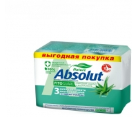 Мыло ABSOLUT (Абсолют) комплект 4шт х75г Алоэ, антибактериальное