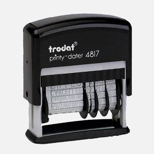 Датер автоматический с 12 бухгалтерскими терминами Trodat 4817 (21861)