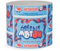 Бумага туалетная без втулки (эконом), ш/к 54801,50095, Добрый моток 123311