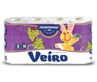 ПОЛОТЕНЦЕ бумажное LINIA VEIRO (Вейро) 125413/261908, 2-слойное, спайка 4 штуки*12,5 м, белое