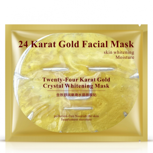 Гидрогелевая маска 24К золотом