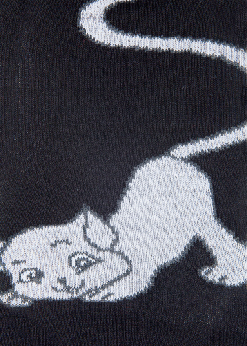LARMINI Легинсы LR-L-CAT-000001, цвет черный