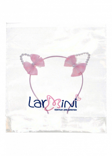 LARMINI Ободок LR-AC-R-CAT-2-B-F-LGS, цвет розовый