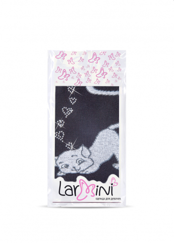 LARMINI Легинсы LR-L-CAT-171782, цвет черный