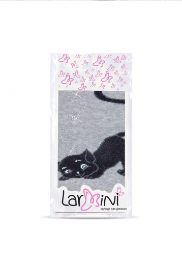 LARMINI Легинсы LR-L-CAT-171782, цвет серый меланж