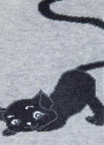 LARMINI Легинсы LR-L-CAT-000001, цвет серый меланж