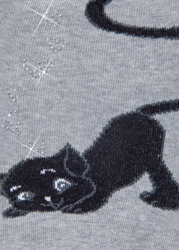 LARMINI Легинсы LR-L-CAT-171782, цвет серый меланж