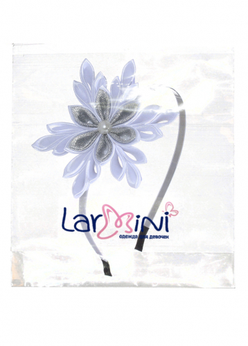 LARMINI Ободок LR-AC-R-SNOW-L, цвет серый