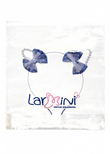 LARMINI Ободок LR-AC-R-CAT-2-B-F-LGS, цвет темно-синий