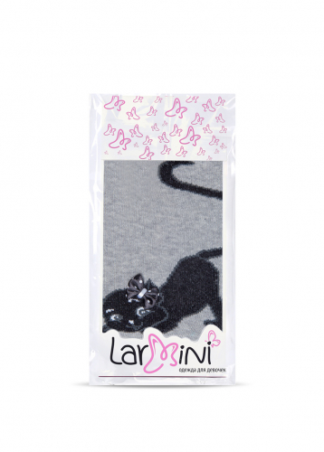 LARMINI Легинсы LR-L-CAT-B-B-LGS-E, цвет серый меланж