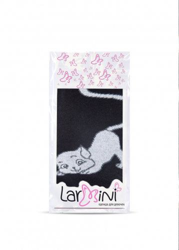 LARMINI Легинсы LR-L-CAT-000001, цвет черный