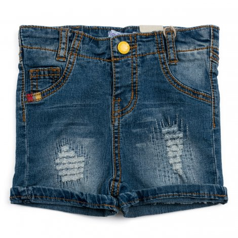 187054	Шорты текстильные джинсовые для мальчиков