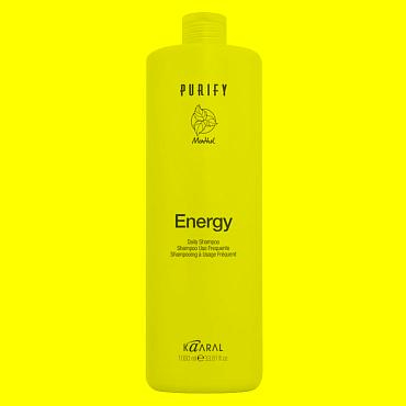 KAARAL Шампунь интенсивный энергетический с ментолом / ENERGY SHAMPOO PURIFY 1000 мл