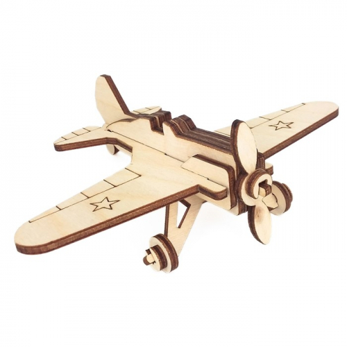 Игрушка-конструктор «Военный самолёт И-16»