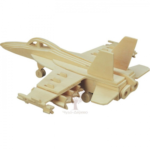 Сборная деревянная модель «Бомбардировщик F18 Хорнет»