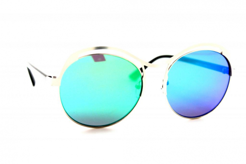 солнцезащитные очки 1033 метал сине-зеленый
