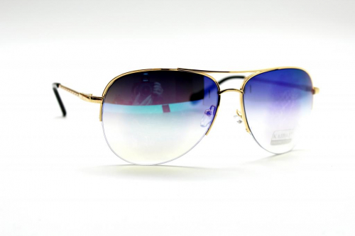 солнцезащитные очки Kaidai 7009 (золото сиреневый)
