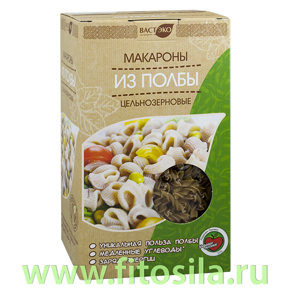 Макароны из полбы цельнозерновые