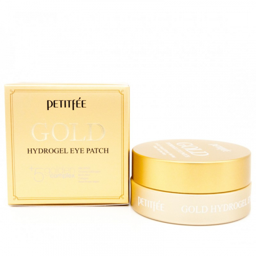 Petitfee Gold Hydrogel Eye Patch - Гидрогелевые патчи для глаз с золотом 60шт