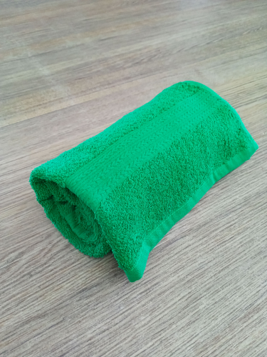 Полотенце махровое  ярко-зеленый