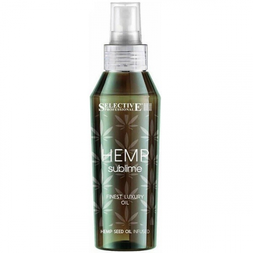Selective Hemp Sublime Восстанавливающий эликсир с маслом конопли для всех типов волос Ultimate Luxury Elixir 100 мл