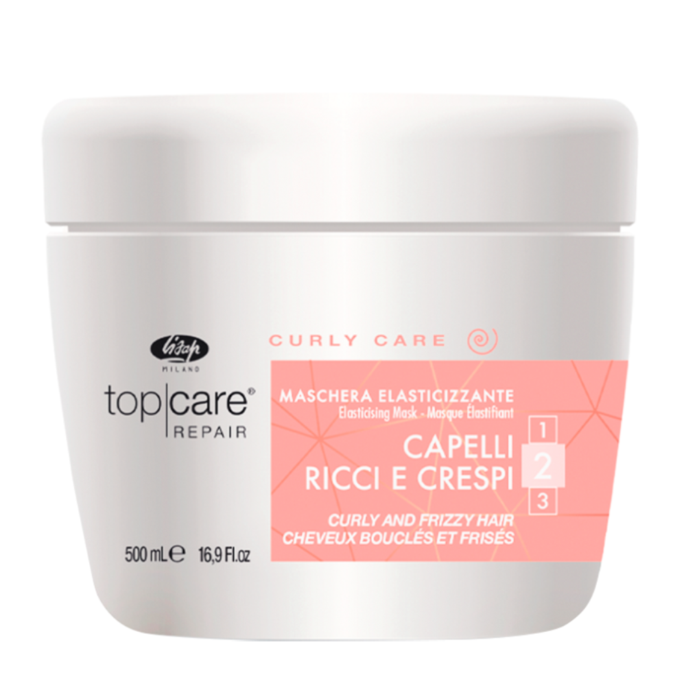 LISAP Маска разглаживающая для вьющихся и непослушных волос / Тор Care Repair Elasticising Mask Curly and Frizzy Hair 500 мл