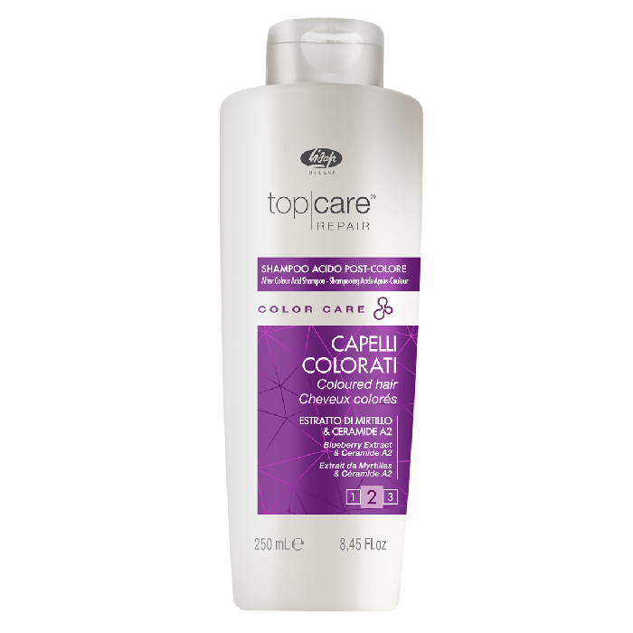 LISAP Стабилизатор цвета / Top Care Repair Color Care After Color Acid Shampoo 250 мл