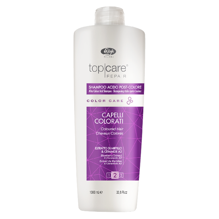 LISAP Стабилизатор цвета / Top Care Repair Color Care After Color Acid Shampoo 1000 мл