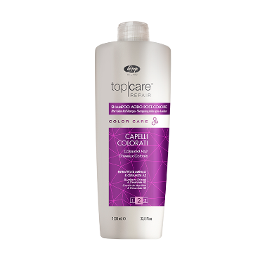 LISAP Стабилизатор цвета / Top Care Repair Color Care After Color Acid Shampoo 1000 мл