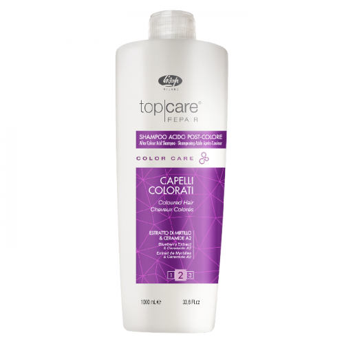 LISAP Стабилизатор цвета / Top Care Repair Color Care After Color Acid Shampoo 1000 мл